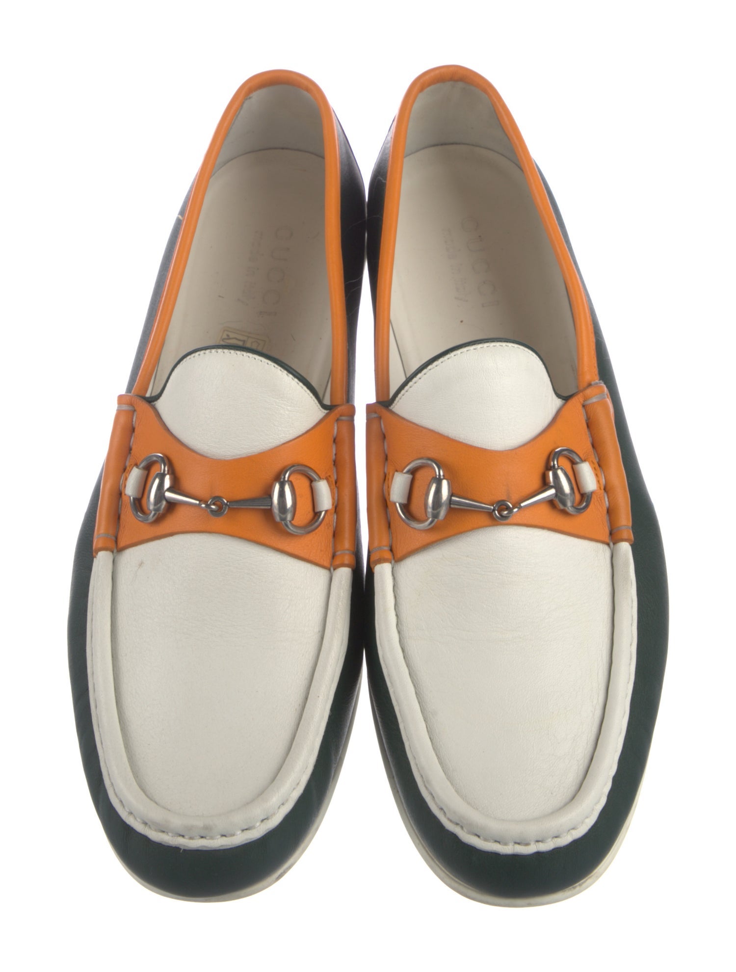 Gucci Horsebit Accent Leather Loafers